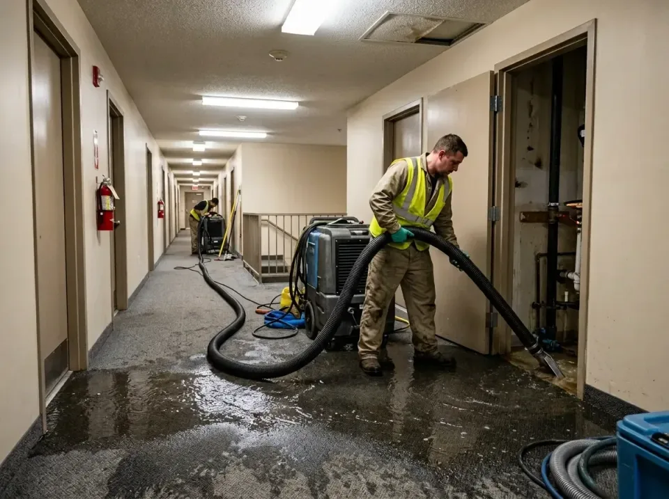 multi-unit-apartment-hallway-f-005 — frequently asked questions, Emergency Burst Pipe Water Extraction & Removal in Kewaskum…